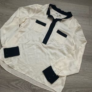 Satin Long Sleeve Blouse